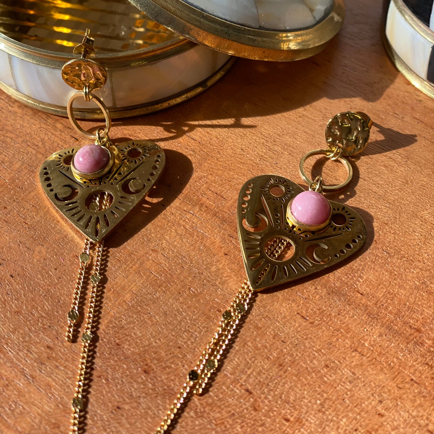 Boucles Amulette cœur