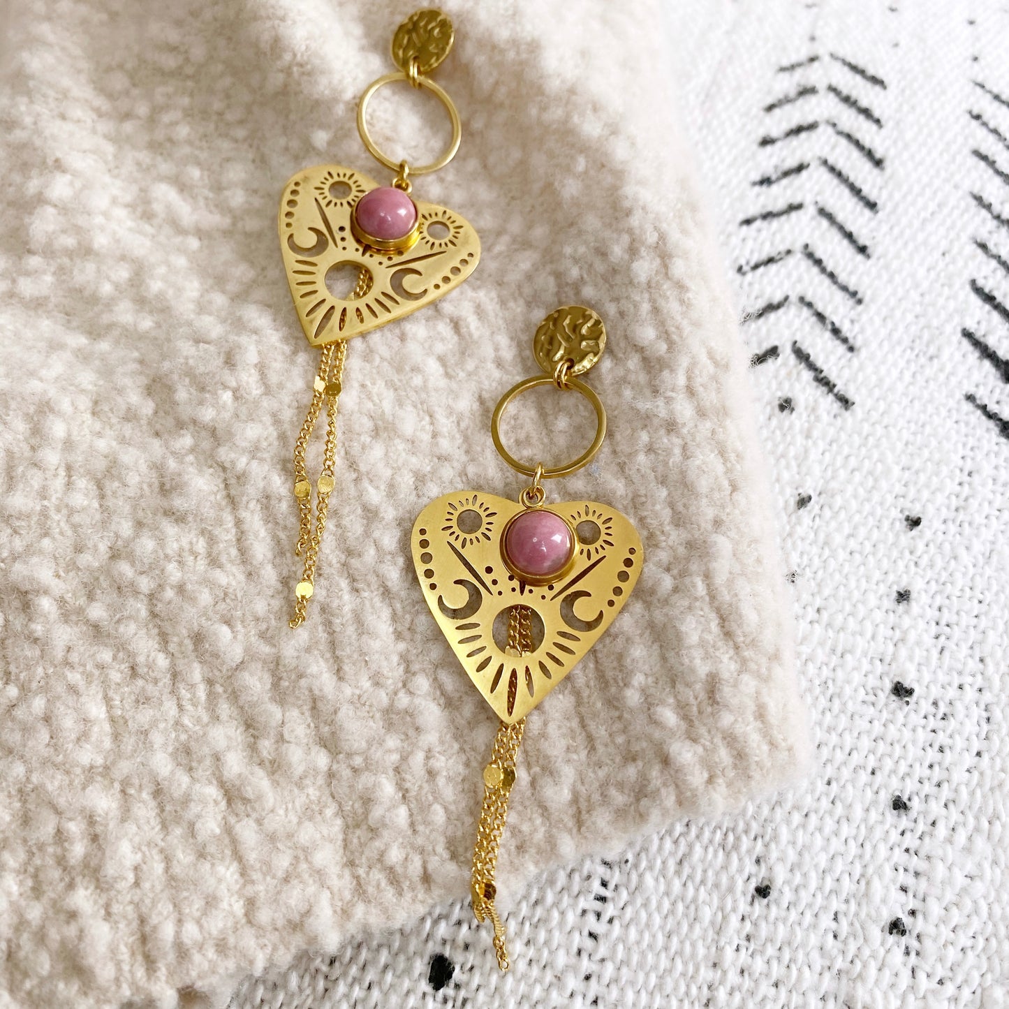 Boucles Amulette cœur