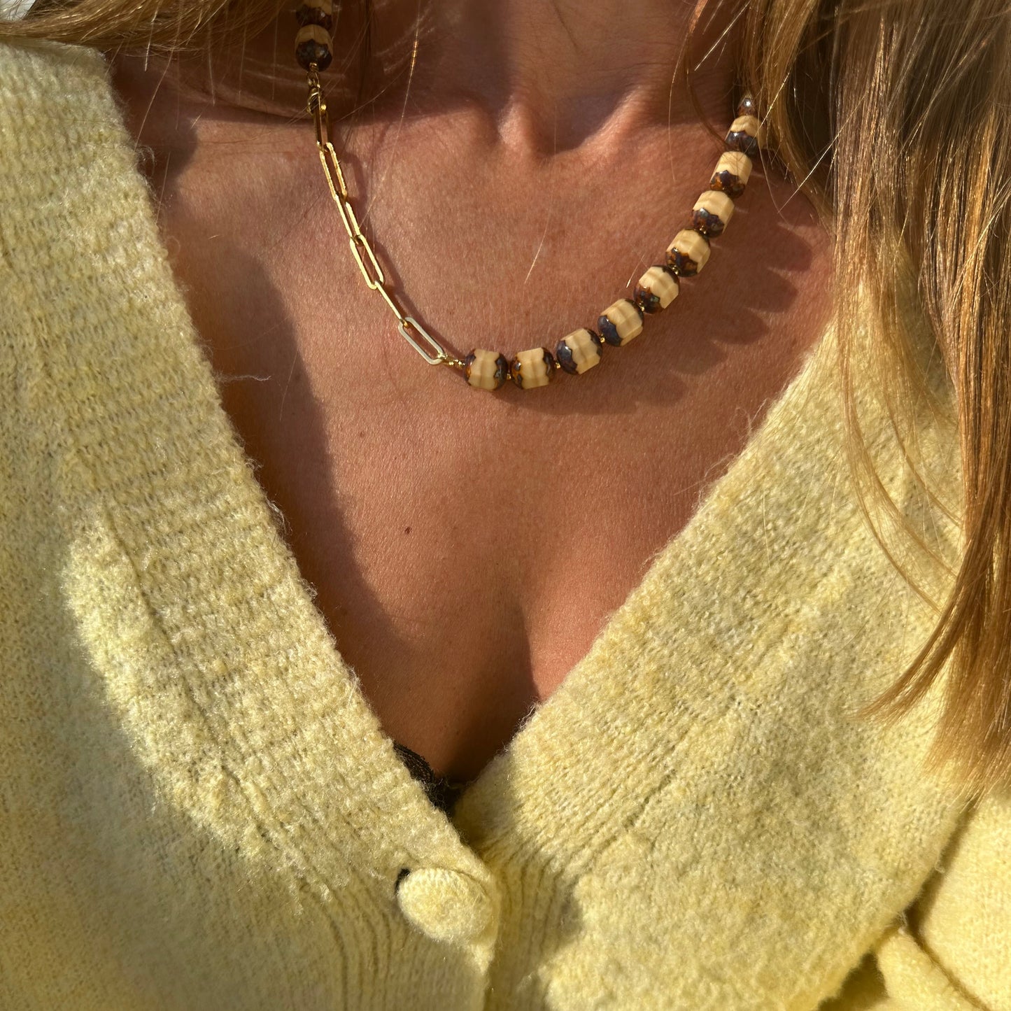 Collier Double Moka